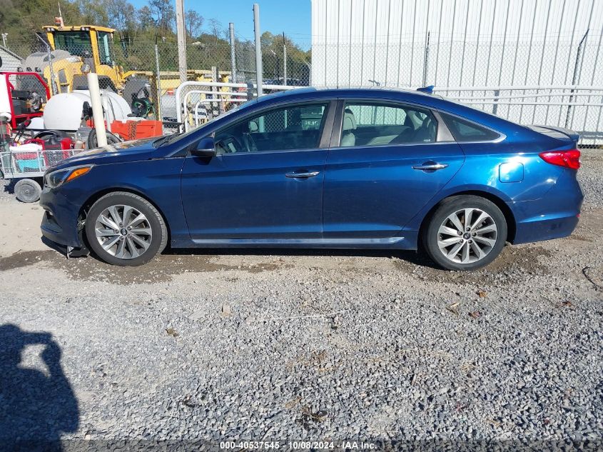 2017 HYUNDAI SONATA SPORT - 5NPE34AFXHH448834