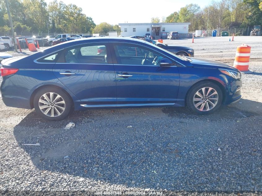 5NPE34AFXHH448834 2017 Hyundai Sonata Sport