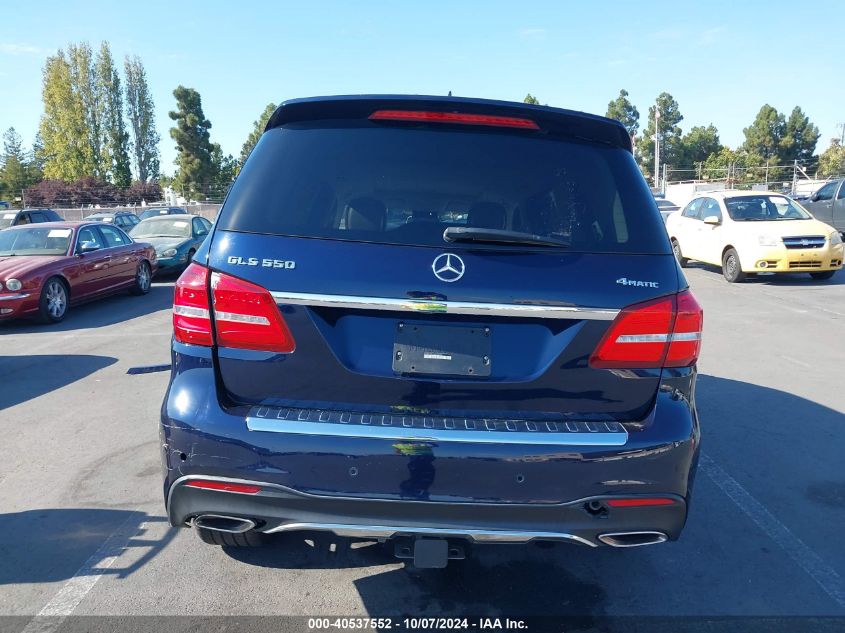 2017 Mercedes-Benz Gls 550 4Matic VIN: 4JGDF7DE1HA829188 Lot: 40537552