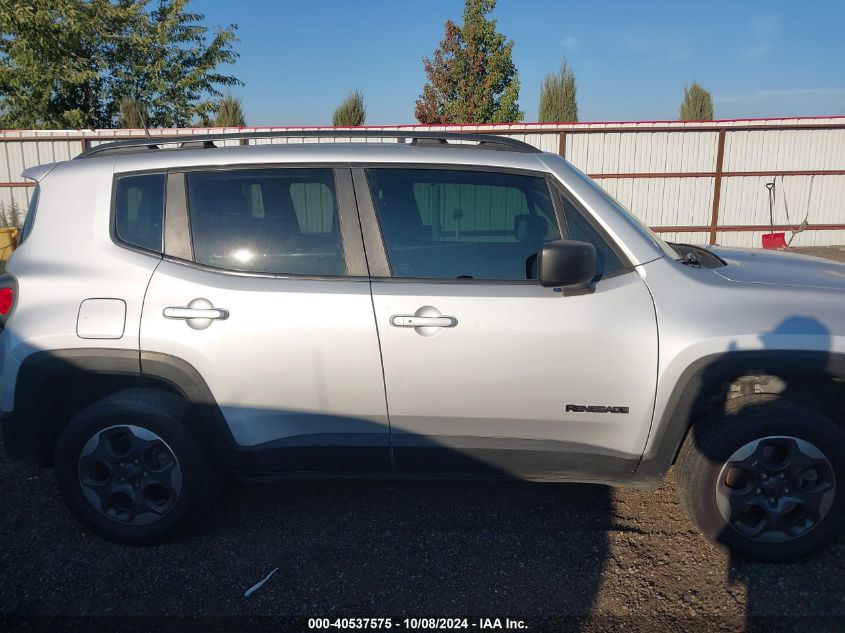 2018 Jeep Renegade Sport VIN: ZACCJBAB3JPH18577 Lot: 40537575