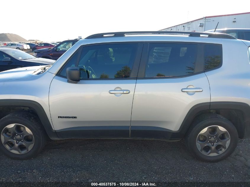 2018 Jeep Renegade Sport VIN: ZACCJBAB3JPH18577 Lot: 40537575