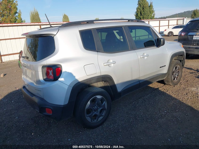 VIN ZACCJBAB3JPH18577 2018 JEEP RENEGADE SPORT 4X4