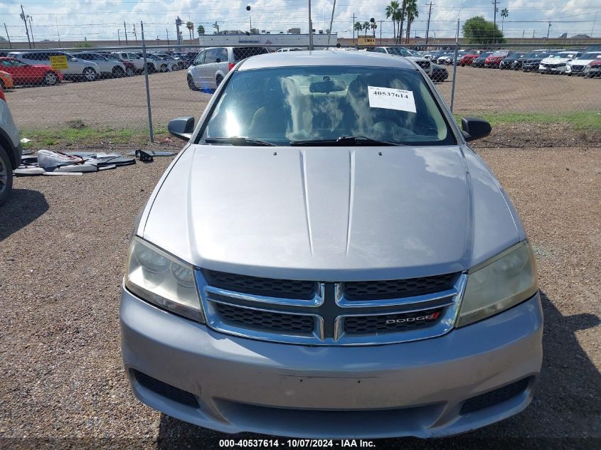 2013 Dodge Avenger Se VIN: 1C3CDZAB2DN564641 Lot: 40537614