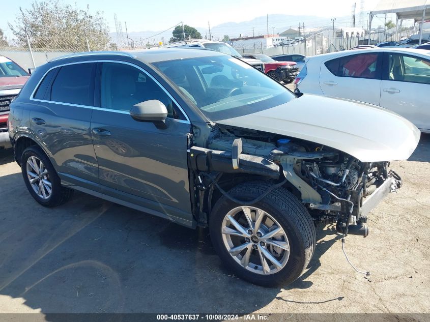 2022 Audi Q3 Premium Plus 45 Tfsi S Line Quattro Tiptronic VIN: WA1EECF30N1108995 Lot: 40537637