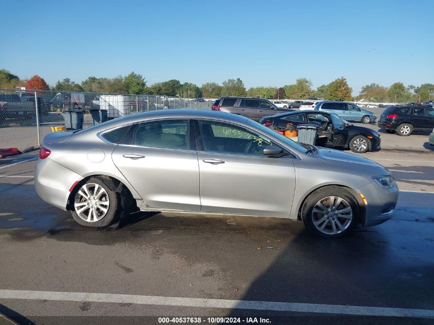 2015 Chrysler 200 Limited VIN: 1C3CCCAB4FN703557 Lot: 40537638