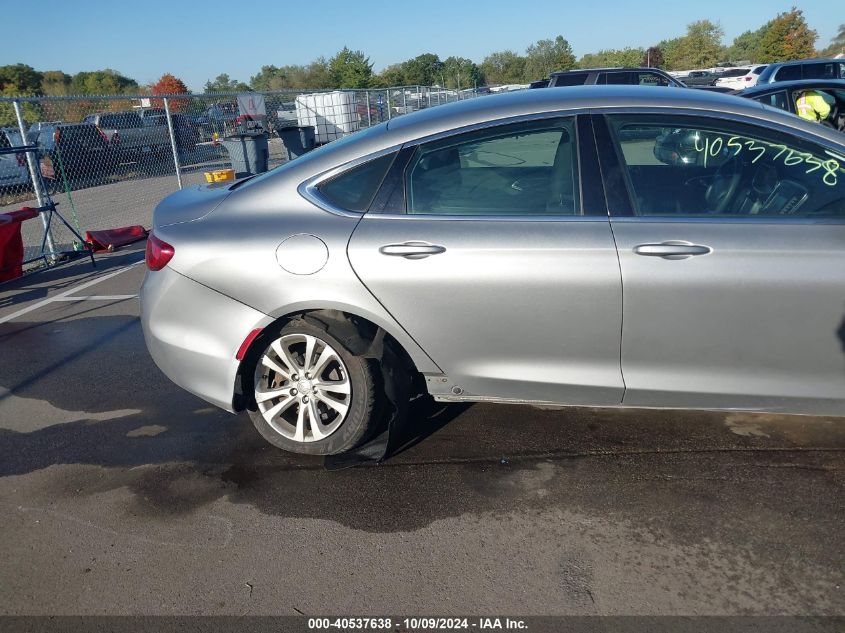 2015 Chrysler 200 Limited VIN: 1C3CCCAB4FN703557 Lot: 40537638