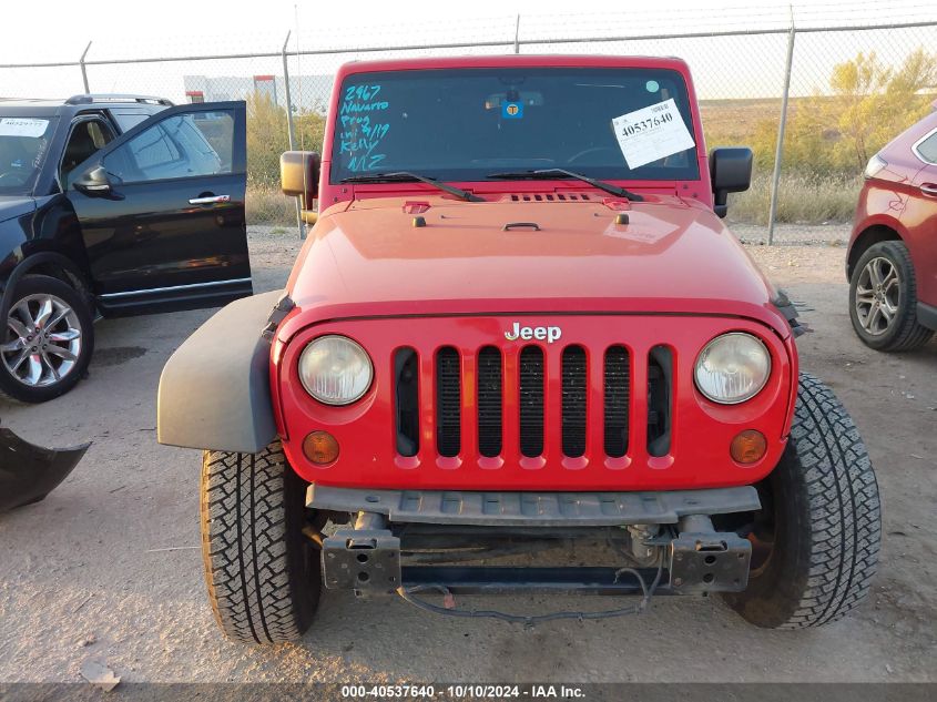 2013 Jeep Wrangler Unlimited Sport VIN: 1C4HJWDG1DL700981 Lot: 40537640