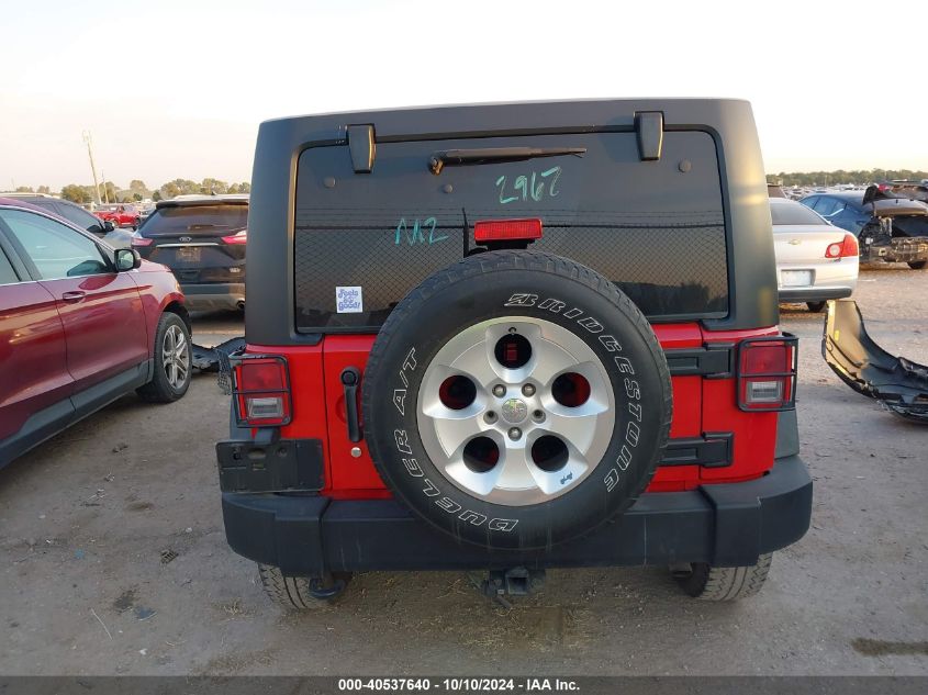 2013 Jeep Wrangler Unlimited Sport VIN: 1C4HJWDG1DL700981 Lot: 40537640