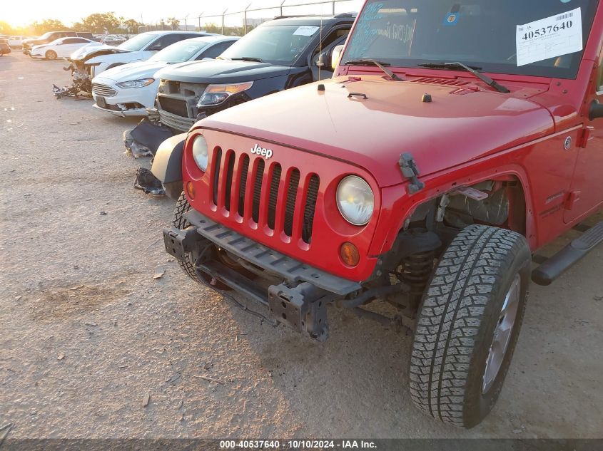 2013 Jeep Wrangler Unlimited Sport VIN: 1C4HJWDG1DL700981 Lot: 40537640