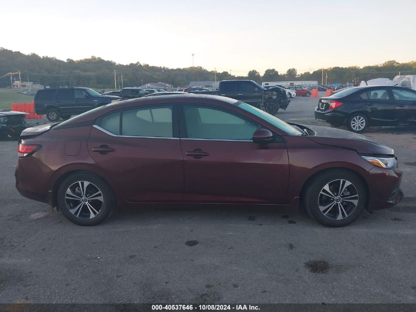 2021 Nissan Sentra Sv Xtronic Cvt VIN: 3N1AB8CV1MY243562 Lot: 40537646