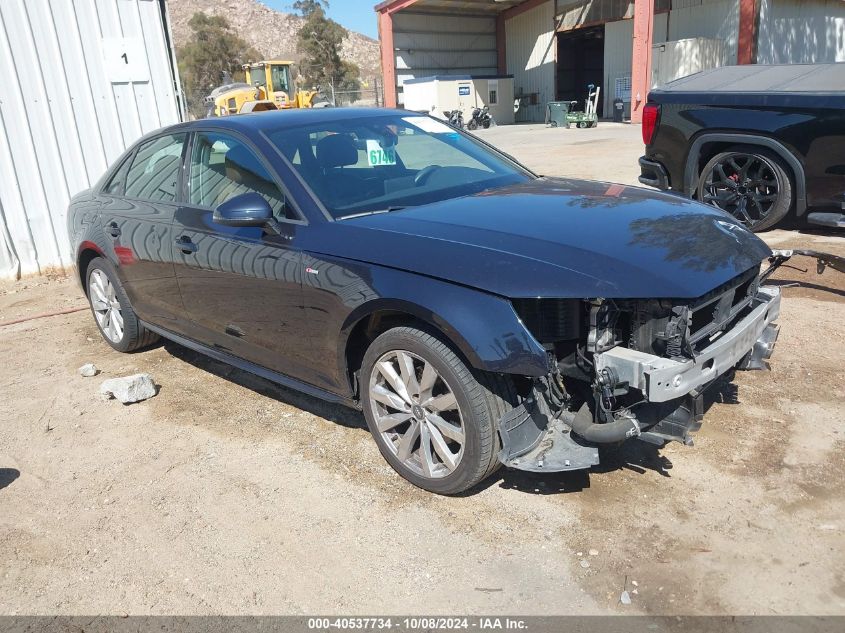 WAUKMAF49JN012968 2018 AUDI A4 - Image 1