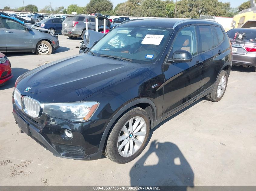 VIN 5UXWZ7C56G0T42691 2016 BMW X3, Sdrive28I no.2