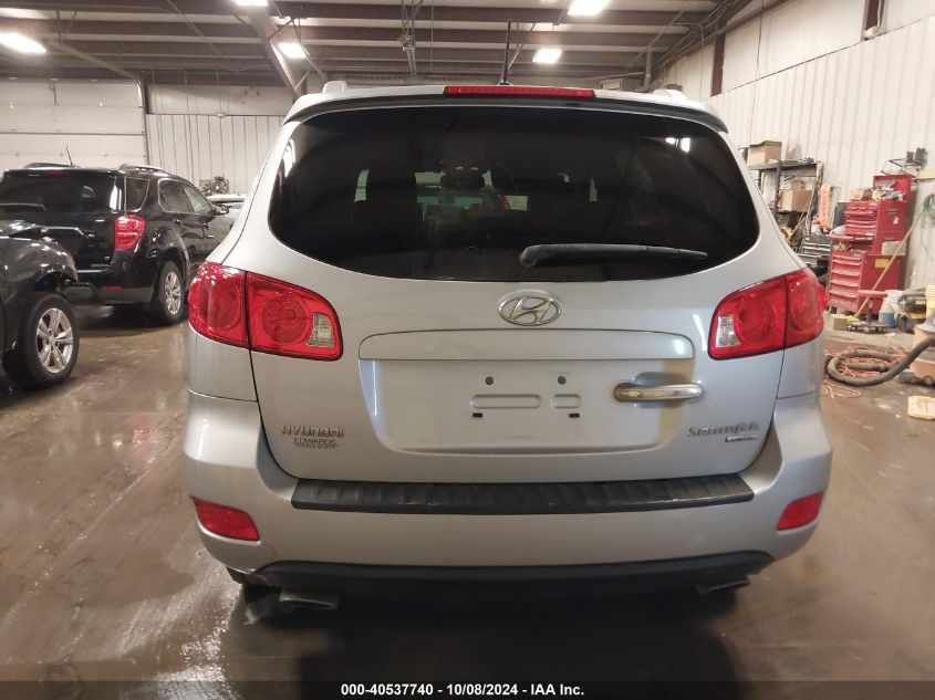 2009 Hyundai Santa Fe Limited VIN: 5NMSH13E79H288255 Lot: 40537740