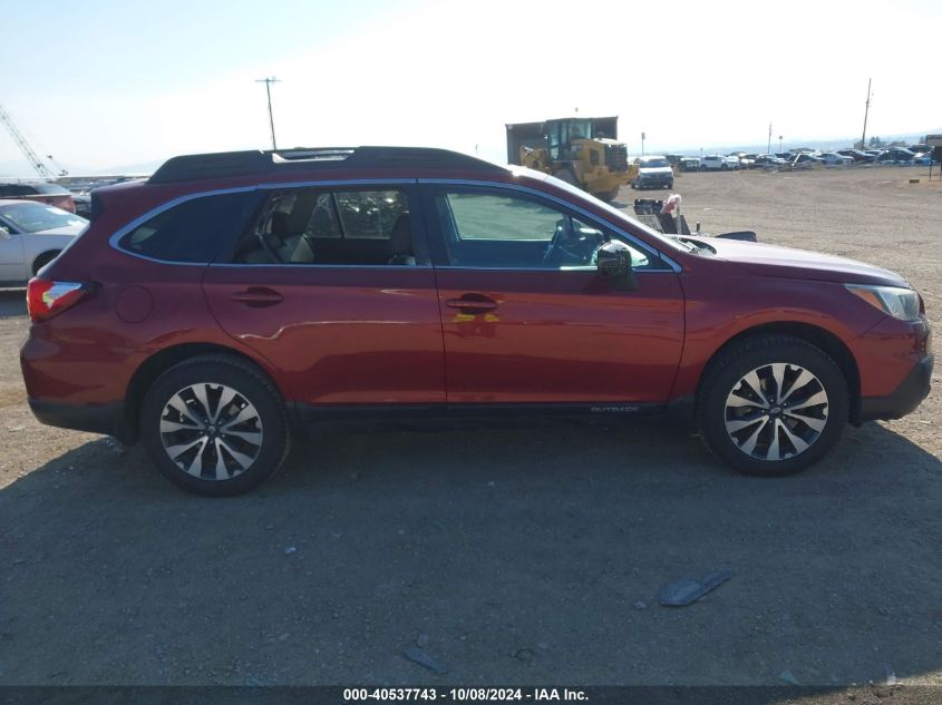 2015 Subaru Outback 2.5I Limited VIN: 4S4BSBNC8F3249361 Lot: 40537743