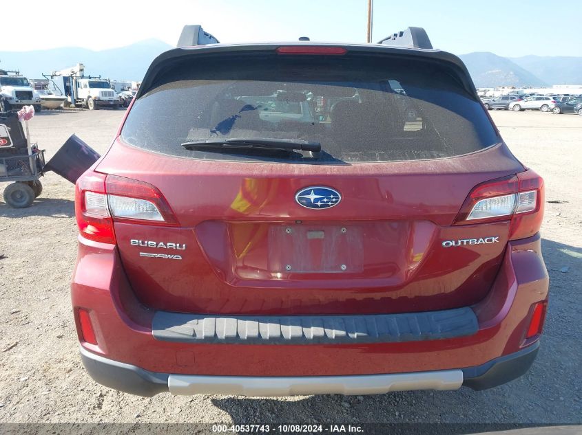 2015 Subaru Outback 2.5I Limited VIN: 4S4BSBNC8F3249361 Lot: 40537743