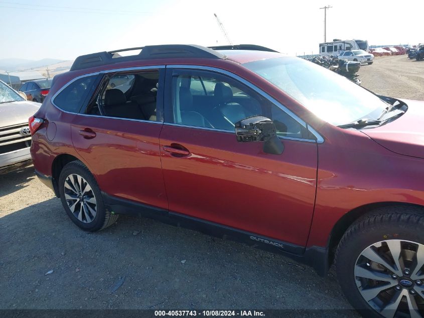 2015 Subaru Outback 2.5I Limited VIN: 4S4BSBNC8F3249361 Lot: 40537743