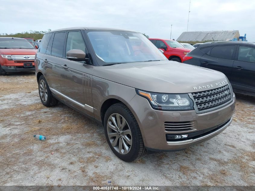 VIN SALGR2FK2HA321965 2017 Land Rover Range Rover,... no.1