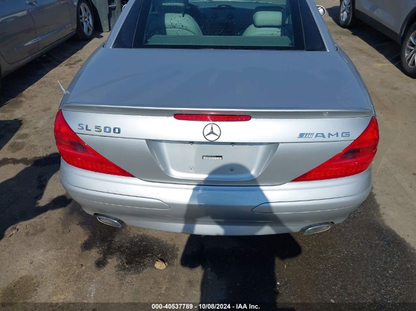 2005 Mercedes-Benz Sl 500 VIN: WDBSK75F85F106224 Lot: 40537789