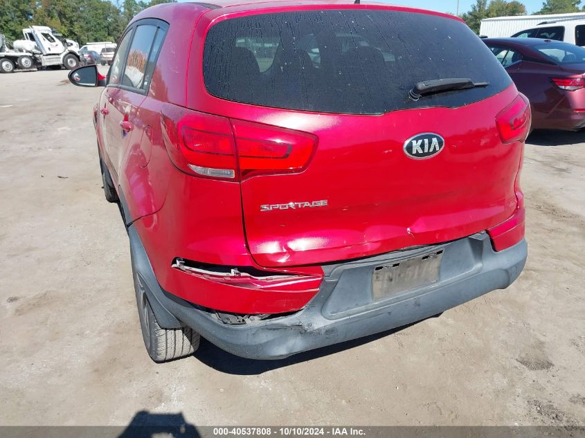 2015 Kia Sportage Lx VIN: KNDPB3AC8F7733674 Lot: 40537808