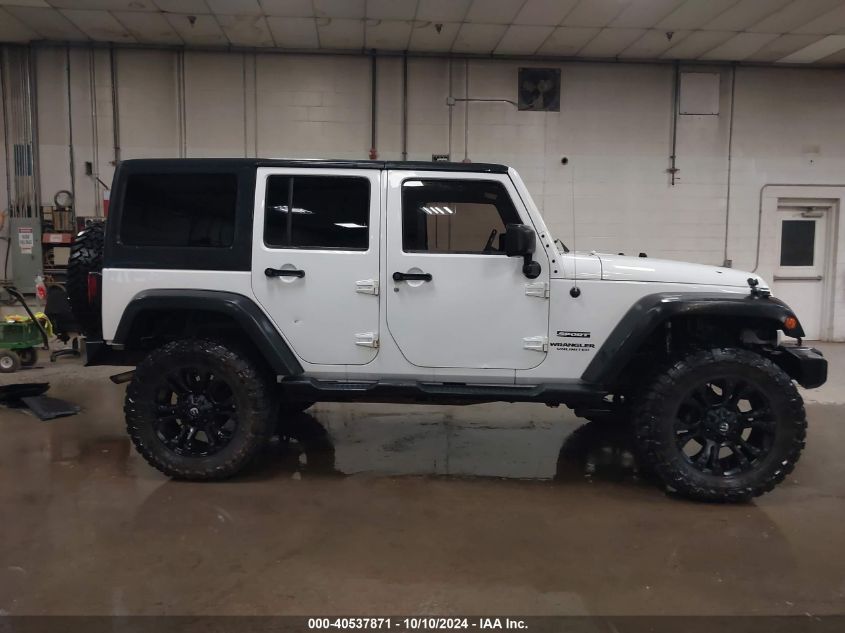 2013 Jeep Wrangler Unlimited Sport VIN: 1C4BJWDG5DL544806 Lot: 40537871