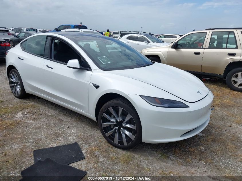 VIN 5YJ3E1EA6RF751009 2024 TESLA MODEL 3 no.1