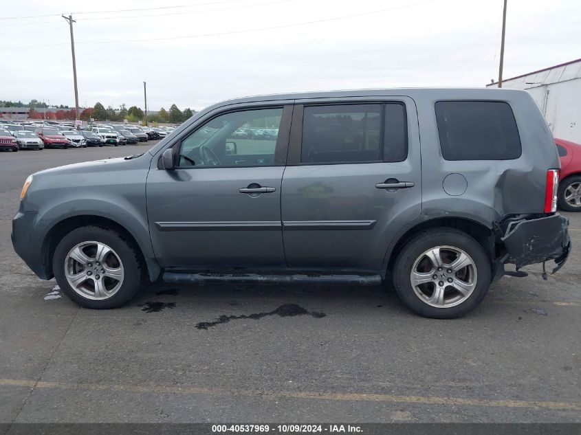 2012 Honda Pilot Ex-L VIN: 5FNYF4H51CB035757 Lot: 40537969