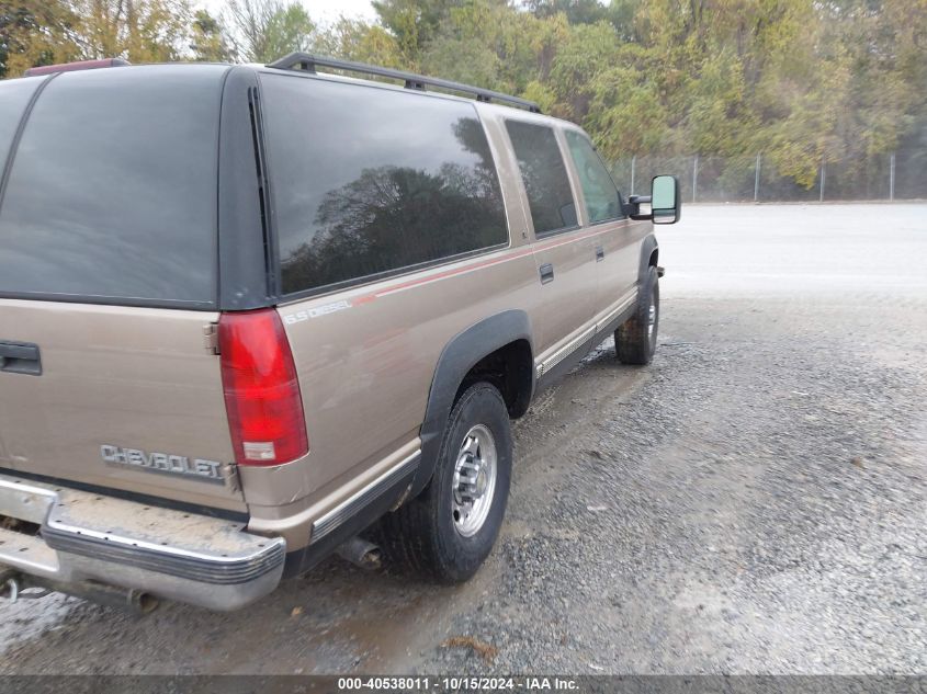 1996 Chevrolet Suburban K1500 VIN: 3GNGK16F7TG138703 Lot: 40538011