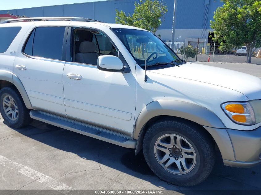 2002 Toyota Sequoia Sr5 V8 VIN: 5TDZT34A92S091675 Lot: 40538050