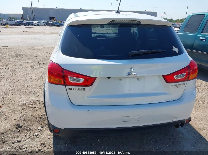 2016 Mitsubishi Outlander Sport 2.4 Se VIN: JA4AP3AW6GZ047411 Lot: 40538059