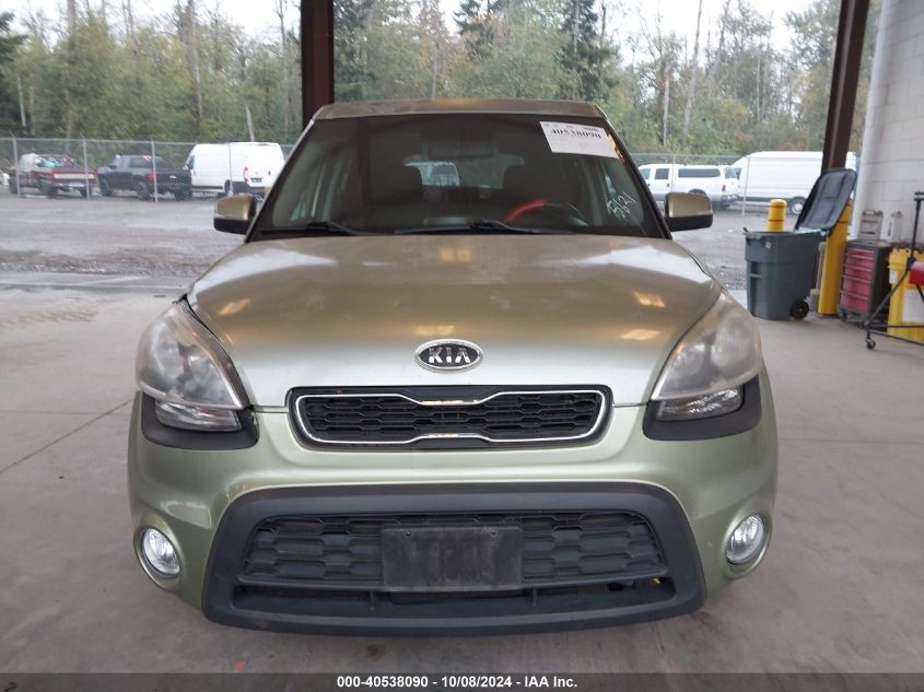 2012 Kia Soul + VIN: KNDJT2A67C7475621 Lot: 40538090