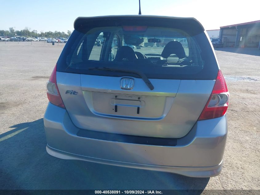 JHMGD38627S015674 2007 Honda Fit Sport