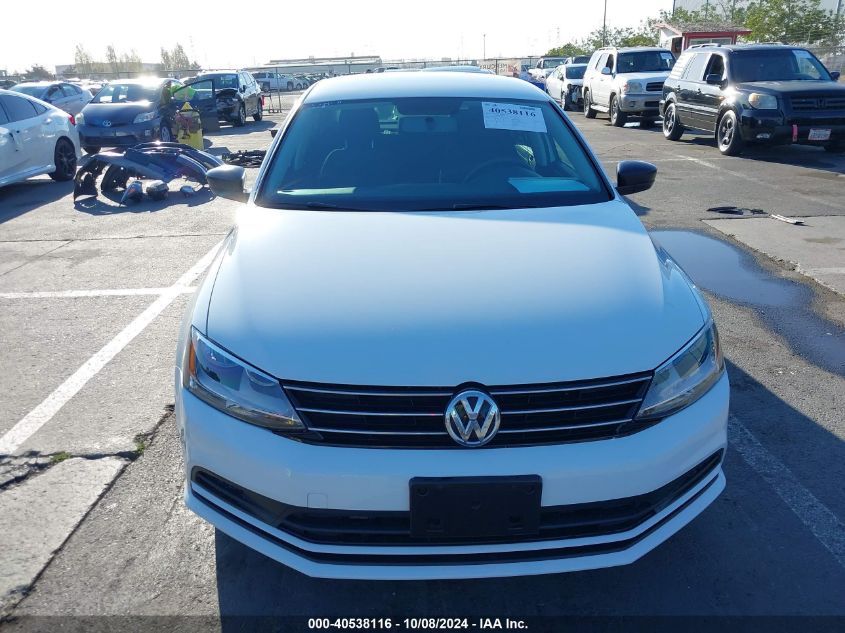 2016 Volkswagen Jetta 1.4T S VIN: 3VW267AJ3GM326080 Lot: 40538116