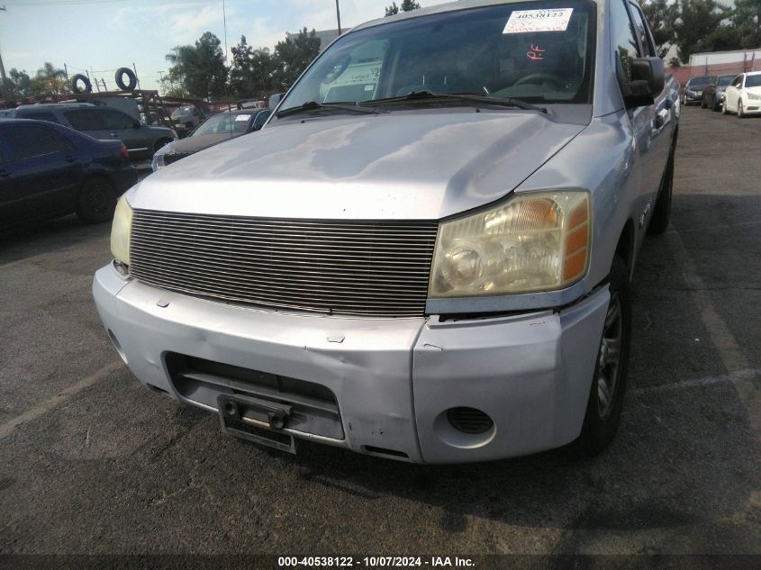 2006 Nissan Titan Xe VIN: 1N6AA07AX6N510655 Lot: 40538122