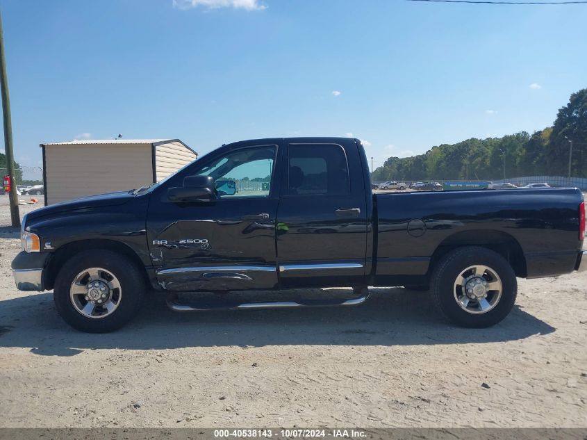 2005 Dodge Ram 2500 Slt/Laramie VIN: 3D7KR28C75G773856 Lot: 40538143