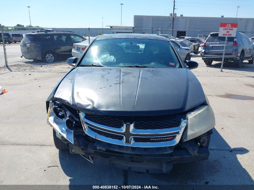 2013 Dodge Avenger Se VIN: 1C3CDZAB1DN638745 Lot: 40538152