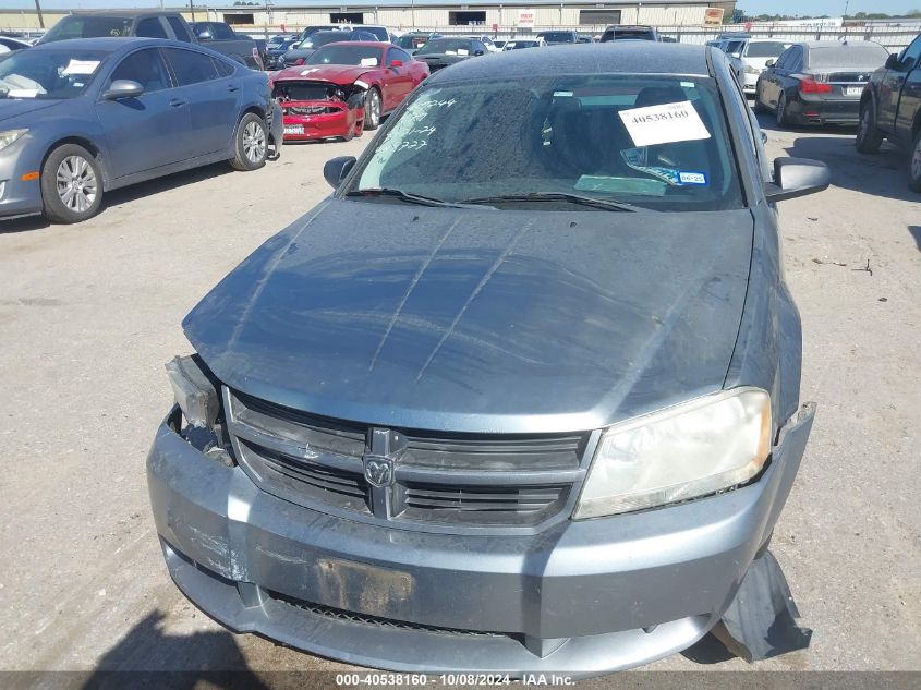 2010 Dodge Avenger Sxt VIN: 1B3CC4FB5AN168727 Lot: 40538160