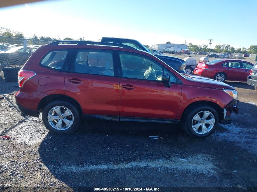 2015 Subaru Forester 2.5I VIN: JF2SJABC3FH589110 Lot: 40538215