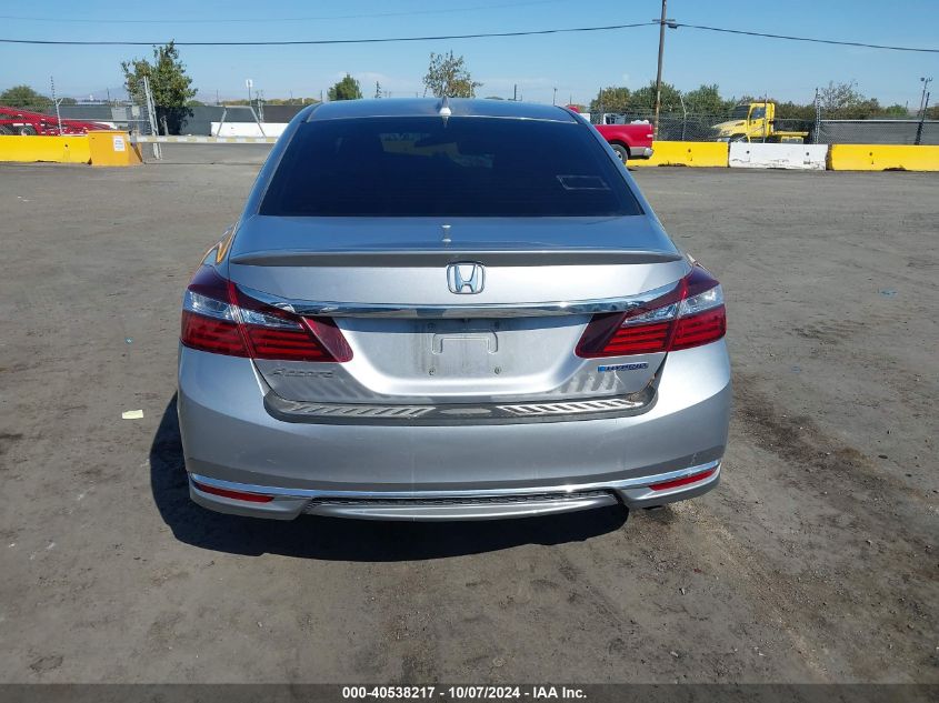 JHMCR6F52HC014483 2017 Honda Accord Hybrid Ex-L