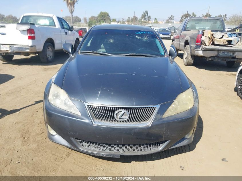 2006 Lexus Is 250 VIN: JTHBK26276500861 Lot: 40538232