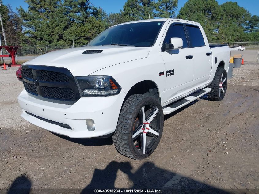 2017 Ram 1500 Night 4X4 5'7 Box VIN: 1C6RR7MT2HS759041 Lot: 40538234