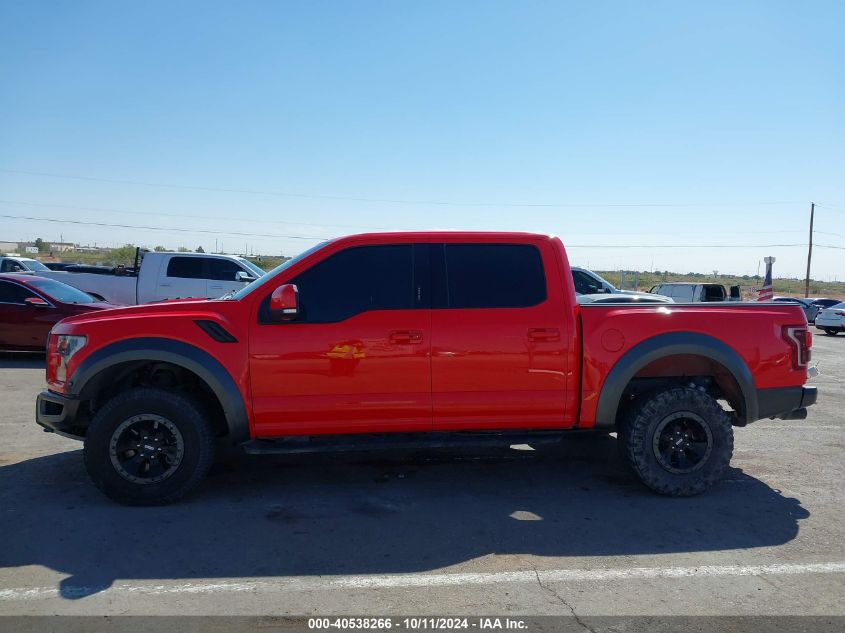 1FTFW1RG4JFC45879 2018 Ford F-150 Raptor