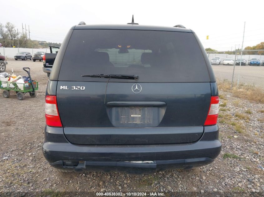 2002 Mercedes-Benz Ml 320 320 VIN: 4JGAB54E42A347244 Lot: 40538302