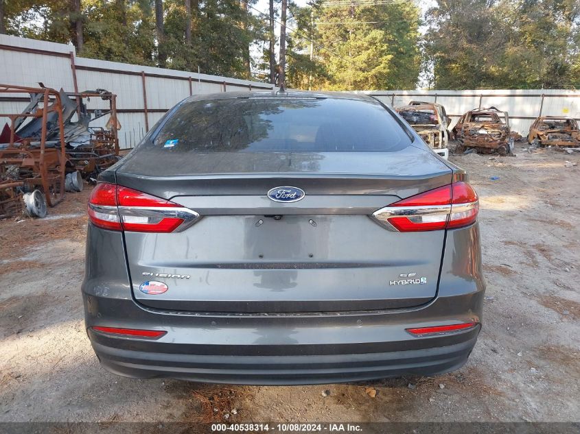 2019 Ford Fusion Hybrid Se VIN: 3FA6P0LU7KR147218 Lot: 40538314