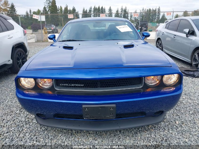 2012 Dodge Challenger Sxt VIN: 2C3CDYAG3CH239235 Lot: 40538379