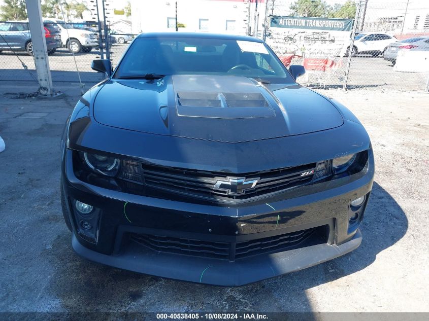 2013 Chevrolet Camaro Zl1 VIN: 2G1FZ1EP1D9803836 Lot: 40538405