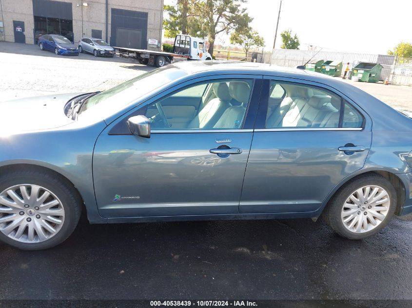 2011 Ford Fusion Hybrid VIN: 3FADP0L36BR222019 Lot: 40538439