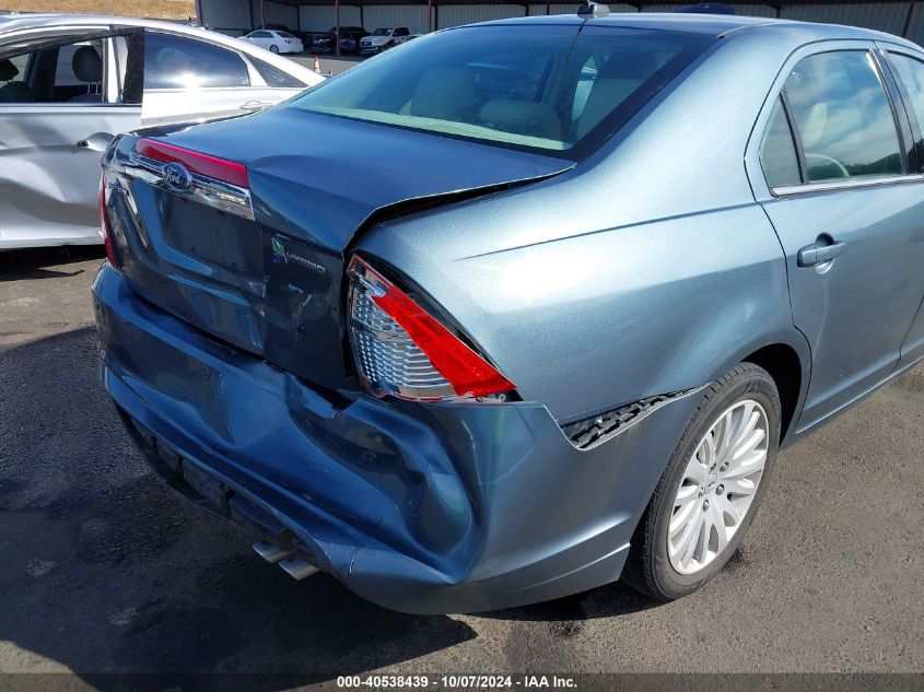 2011 Ford Fusion Hybrid VIN: 3FADP0L36BR222019 Lot: 40538439