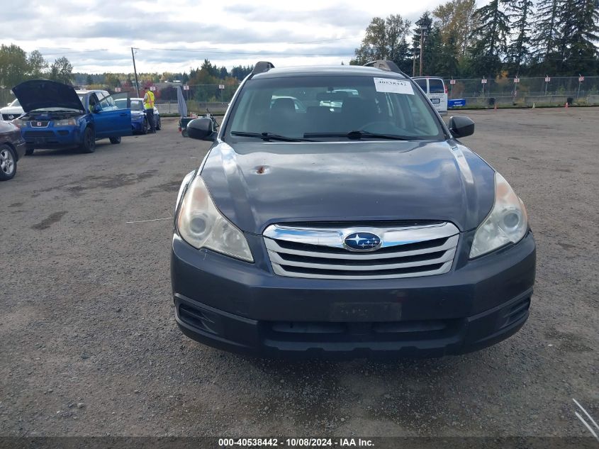 2012 Subaru Outback 2.5I VIN: 4S4BRBAC0C3286160 Lot: 40538442