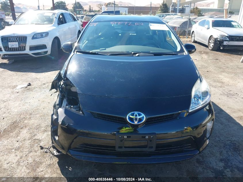 JTDKN3DU2F0464070 2015 Toyota Prius Four