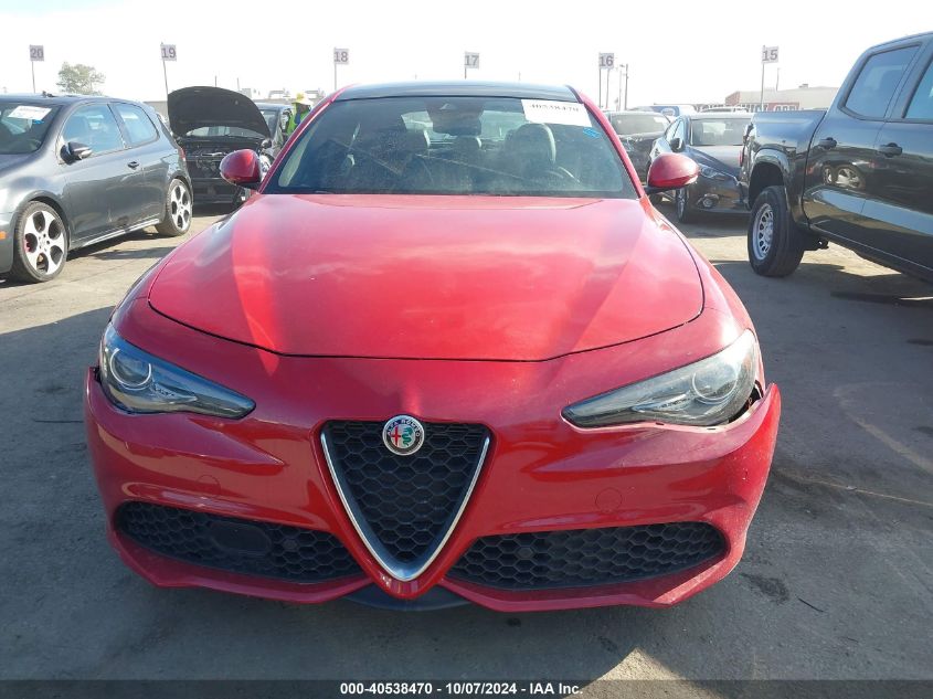 2022 Alfa Romeo Giulia Ti Rwd VIN: ZARFAMBN0N7660194 Lot: 40538470